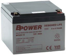 Comex Akumulator AGM VRLA 12 V 26 Ah BPOWER (BPS26-12)
