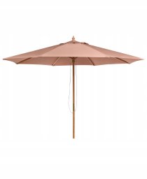 Beliani Parasol ogrodowy 270 cm Toscana Brązowy (808950)