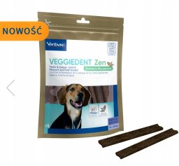 VIRBAC Veggiedent Zen M Dentystycznych Łagodzenie Stresu M 15 gryzaków