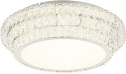 Lampa sufitowa Globe Kryształowa KLARA LED CCT 58W Globo