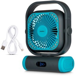 Medion LIFE Camping Ventilator E10 TF (MD 12065) (szary/niebieski) (50078408)