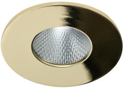 Azzardo Oprawa wpuszczana oczko LED Clean R 7W IP44 złota AZ5988