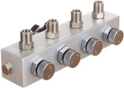 Siemens Rozdzielacz powietrza aerografu 1/8 1/4 listwa 4x (5902553702859)