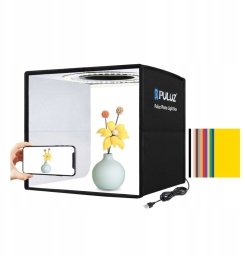 Zestaw studyjny Puluz Namiot Bezcieniowy Fotograficzny 25cm Do Zdjęć Produktowych LED 5500K (5902729075534)