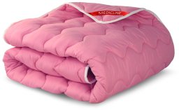 AIO FACTORY Kołdra 200x200 cm całoroczna antyalergiczna mikrofibra różowa silikon (5906501523756)