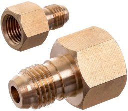 KAN-therm Redukcja reduktora Azot G1/4" GZ- 1/4" SAE mosiężna, Klimatyzacja (5902553737394)