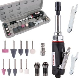 Szlifierka Sterg Prosta trzpieniowa 200mm kamienie szlifierskie ścierne 3mm + 6mm (5904422448172)