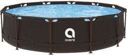 Avenli Basen okrągły Steel Super Rattan 366 x 100 cm (6942377607373)