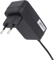 Zasilacz MPL Power 12V/1.5A/18W, adapter wertykalny czarny, gniazdo AC:CEE 7/16. wtyk 2.1x5.5mm prosty (5902135164822)