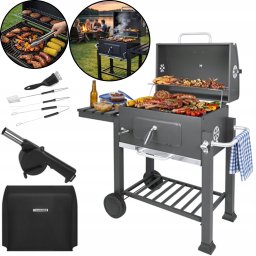 Pako Grill ogrodowy z pokrywą 116x70x110cm Kaminer (5906142982844)
