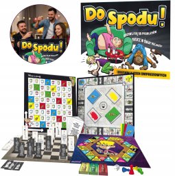 Grammi Gra Planszowa dla dorosłych - do spodu ! Zestaw 4 gier imprezowych (5906142984688)