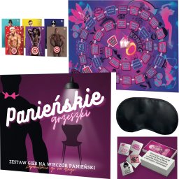 Grammi Gra Planszowa dla dorosłych - Panieńskie Grzeszki - Zestaw gier na panieński (5906142984657)