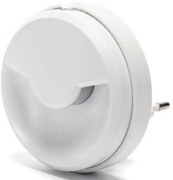 Lampka wtykowa do gniazdka Aigostar Nocna LED z wyłącznikiem i czujnikiem nocy 0.5W 3000K 25lm IP20 Aigostar