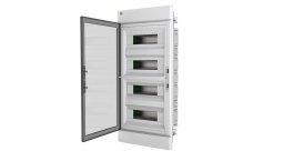 ELEKTROPLAST Rozdzielnica modułowa Elegant 4x12 PE+N podtynkowa dymny 2475-01 (0001-00022-32074)