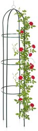 Vilde Pergola ogrodowa obelisk metalowa zielona 36x36x194 cm (5900670122215)