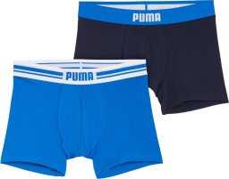 Puma Bokserki męskie Everyday Placed Logo 2 pak niebieskie, granatowe 938476 03 S