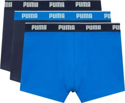 Puma Bokserki męskie 3 pak granatowe, niebieskie 947130 06 XL