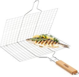 BBQ Ruszt do grillowania metalowy 34x22 cm (5900670117693)