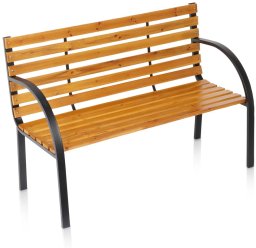 Vilde Ławka ogrodowa drewniana metalowa 122x51x83,5cm (5900670123250)