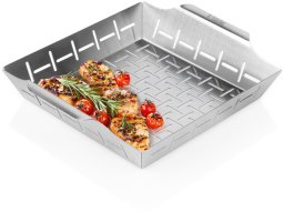Vilde Koszyk do grillowania stalowy perforowany 27x23x5 cm (5900670122444)