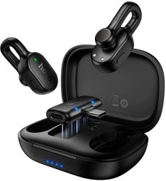 Mikrofon Hoco Krawatowy bezprzewodowy USB-C L27 czarny