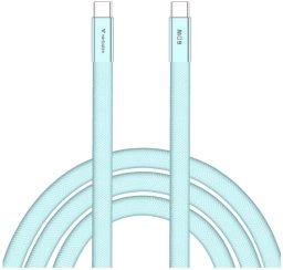 Kabel USB Verbatim USB-C - USB-C 60W 1.2 m Niebieski (30273)