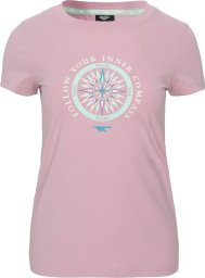 hitec Damska koszulka z krótkim rękawem Hi-tec Lady Harana dawn pink rozmiar XL
