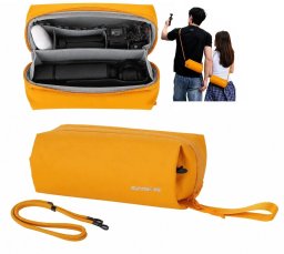 Torba SunnyLife Etui Futerał Organizer Case Do Dji Osmo Pocket 3 / Insta360 X5 / Go 3s / B018-y / Żółty (SB11967)