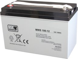 MWPower Akumulator żelowy 12V 100Ah MWS 100-12 AGM MW POWER (5902135164082)