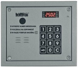 Laskomex Panel audio z czytnikiem kluczy RFID srebrny CP-2503R (20173)