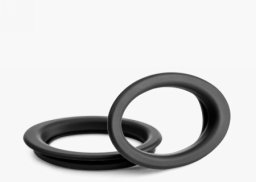 Form Eye seal - silikonowa uszczelka do Smart Swim 2, 2szt. (black) (FSG100-ES-BK)