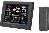 Sencor SWS 4500 Stacja pogodowa czarna / kolorowy wyświetlacz LCD / czujnik bezprzewodowy (8590669365142)