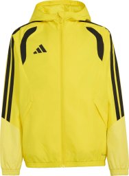 Adidas Kurtka dla dzieci Tiro 26 Competition All Weather żółta KS9918 152cm