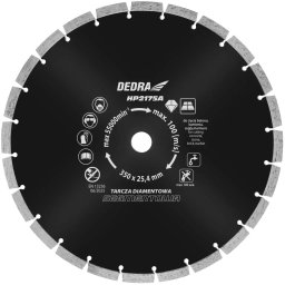 ATLAS Tarcza diamentowa do betonu 100m/s 350x25,4mm