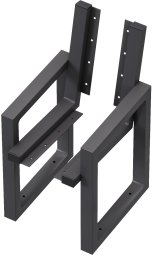 QLS Nogi do ławki ogodowej RZYM solidne metalowe 2 SZT (07193)