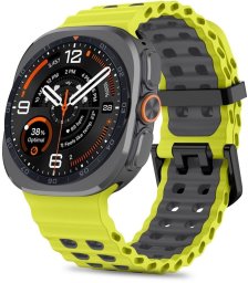Uniq TECH-PROTECT ICONBAND PRO SAMSUNG GALAXY WATCH ULTRA 1 / 2 2024-2026 (47 MM) LIME/BLACK (5906302325924)