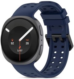 4kom.pl TECH-PROTECT Silicone Air SAMSUNG GALAXY WATCH 8 / 9 / Classic (40 / 44 / 46 MM) Navy Blue (5906302341443)
