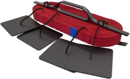 Linie do boiska siatkówki plażowej 16X8 czerwone (05667)