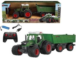Adar Traktor z przyczepą R/C ze światłem (5901271636941)
