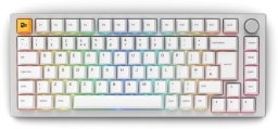 Klawiatura Glorious GMMK Pro mechaniczna klawiatura, 75% - Pre-built, ISO UK-Layout - biała (GLO-GMMK-P75-FOX-ISO-W-UK)