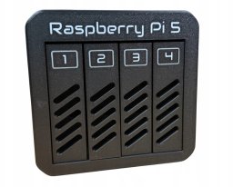 SilentiumPC NAS 4-Bay RPi 5 PLA (3d767)