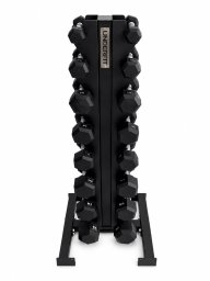 UNDERFIT Zestaw Hantli HEX 1-8 kg ze stojakiem pionowym 8 Par UNDERFIT