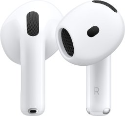 Słuchawki Apple AirPods 4 Zestaw słuchawkowy True Wireless Stereo (TWS) Douszny Połączenia/Muzyka/Sport/Codzienność Bluetooth Biały (MXP63AM/A)