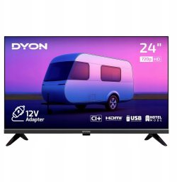 Odtwarzacz przenośny Dyon Enter 24 Pro-X-V 61 cm (24") HD Czarny 180 cd/m (D800263)
