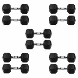 UNDERFIT Zestaw hantli HEX 27,5-37,5 kg UNDERFIT 5 par (325 kg)