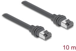 Delock Kabel krosowy RJ45 Cat.6 10 m Szary (90666)