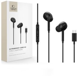 Słuchawki Tech-Protect ULTRABOOST TYPE-C EARPHONE CORE G3 BLACK (5906302324248)