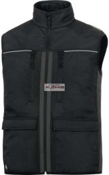 Delta Plus -Kamizelka z softshell poliamidu/poliestru, 6 kieszeni L