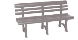 Garden4You Ławka ogrodowa Olimpia 150x53x77cm beżowy (8003723100899)