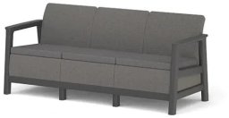 Keter Sofa ogrodowa trzyosobowa Scandi Linea 3 Seater Sofa szary (8711245162867)